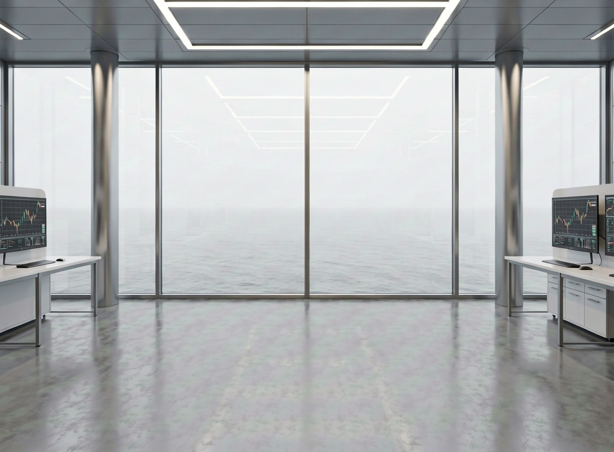 Abstract horizon representing data signals